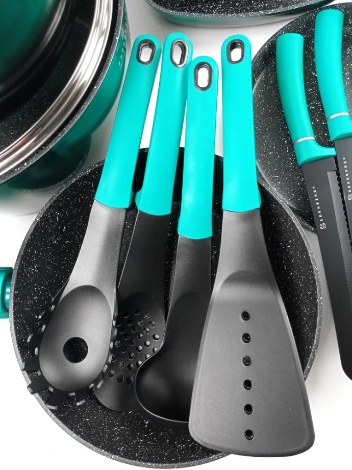 Premium marble cookware set