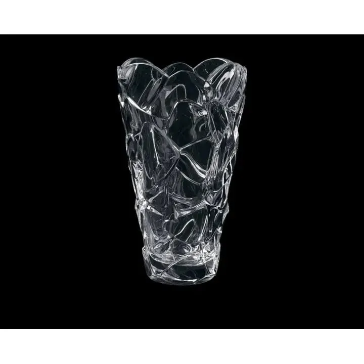 Petals Crystal Vase – 28cm (11") – Premium German Crystal Glass