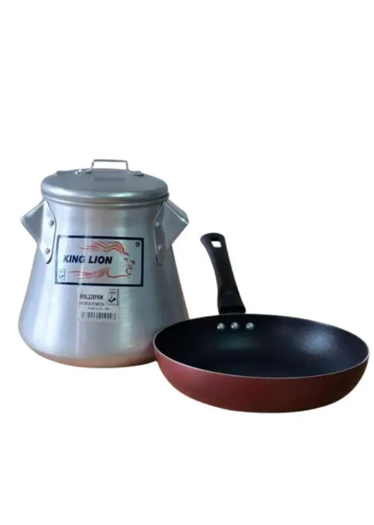 Boma pot + 24cm non stick frypan