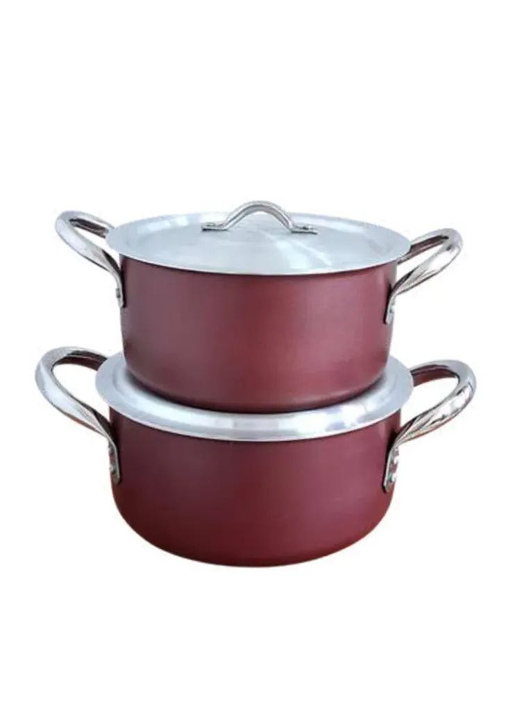 Non stick casserole 2PC set with lid