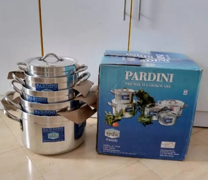[Par10705] Pardini Casserole 10pc set with new handle