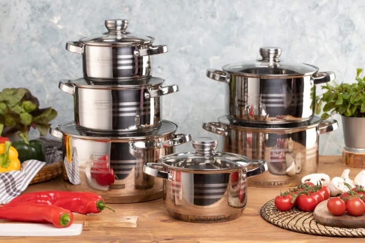 Edenberg Stainless Steel 12-Piece Cookware Set (EB-4037)